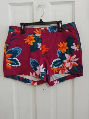 Pantalones Cortos Old Navy Para Mujer 4 Rosa Tropical Floral Vacaciones Diarias Coconutgirl B7 Foto 1 de 4