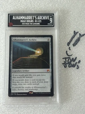 MTG English Alhammarret's Archive Normal Magic Origins TCCG 9 Mint - Image 1 of 2