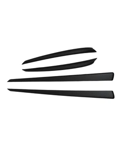 For Tesla 22-24 Model X Matte Carbon Fiber Interior Door Panel Trim Strip Cover - Picture 1 of 4