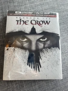 🔥 The Crow 30th Anniversary 4K SteelBook Walmart Limited Edition New & Sealed - Picture 1 of 3