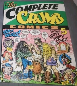 The Complete Crumb Comics Vol 5 R. Crumb 1st Edition HC 1990 Happy Hippy Comix - Picture 1 of 3