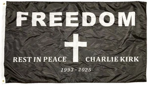 Charlie Kirk RIP 3x5 Flag - Picture 1 of 1