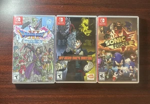 Dragon Quest XI Echoes of an Elusive Age, My Hero One And Sonic Force Lot Switch - Bild 1 von 3
