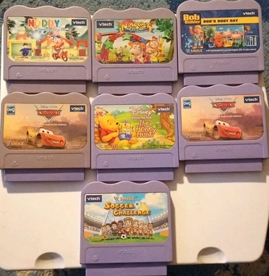 Cartuchos de juego de aprendizaje Vtech lote mixto de siete NO PROBADOS Foto 1 de 4