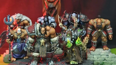 Static statue - Gul'dan Naiozu Hell Roar Warcraft orc hero Sculpture - Image 1 of 4