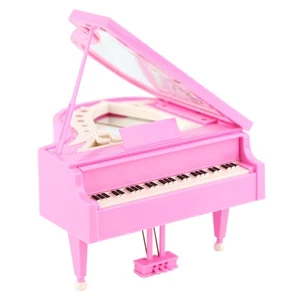 Caja de Música Ballet Bebé Piano Joyería Bailarina Niña Escritorio Adorno - Imagen 1 de 12