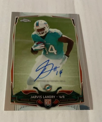 2014 Topps Chrome RC Jarvis Landry Auto #177 - Image 1 of 2