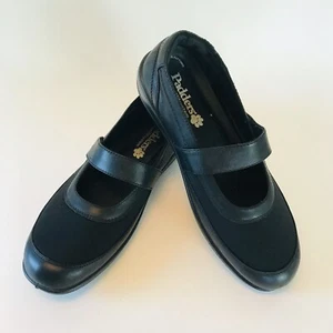 Padders Mary Jane Damen 9 schwarz Dual-Fit Komfortschuhe herausnehmbare Innensohle Orthodde - Bild 1 von 12