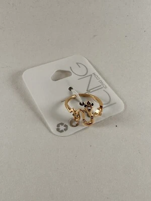 Anillo Claire’s Oro Glaseado Serpiente Con Ojos Negros Y Piedras Talla 8 Foto 1 de 3