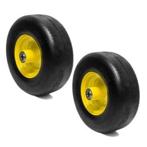 2er-Pack flache kostenlose Reifenbaugruppen 13x5,00-6 für John Deere TCA13769 TCA 13769 - Bild 1 von 3