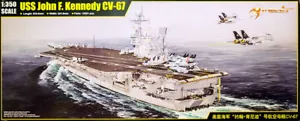 1967 USS John F. Kennedy CV-67 NAVY Flugzeugträger 1:350 Model Kit Merit 65306 - Bild 1 von 2
