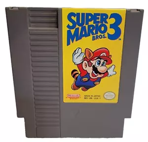 Super Mario Bros 3 Nintendo Nes de colección 1985 genuino juego auténtico solamente - Imagen 1 de 3