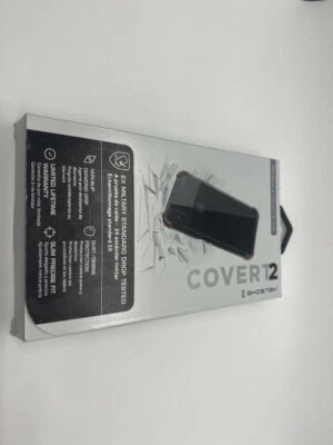 Ghostek Funda Silicona Transparente iPhone X con Agarre Protección Lateral - Naranja Foto 1 de 4