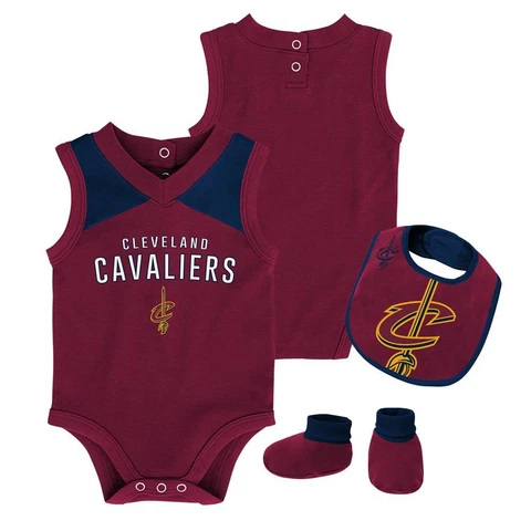 Infant Cleveland Cavaliers Creeper Set Baby Snapsuit Set Cover