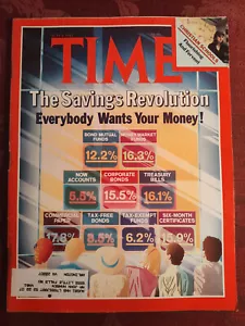 TIME Magazine June 8 1981 6/8/81 Savings Inflation banks taxes Christian Schools - Picture 1 of 1