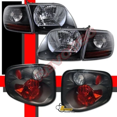 01 02 03 Faróis e lanternas traseiras para Ford F-150 F150 SVT Supercrew Harley Davidson  - Imagem 1 de 4