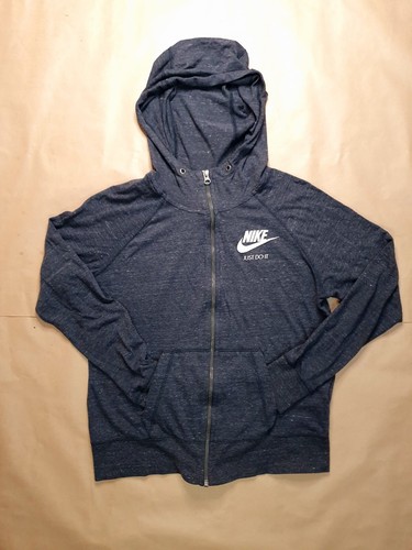 SACAI NIKE Felpa con Cappuccio Uomo Pullover Felpa Hoody Tg S Grigio Scuro Zip Logo