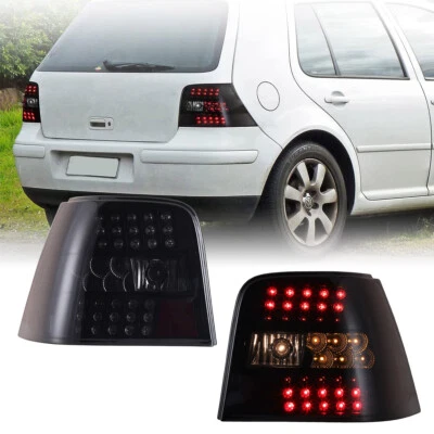 Smoke LED Tail Lights for 1999-2004 VW Volkswagen Golf IV Replacement Lamps - Image 1 of 4