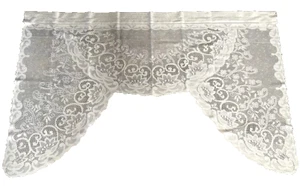Ecru Machine Lace Valance 56" x 35" - Picture 1 of 2