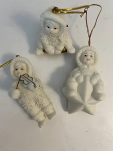 Lote De 3 Adornos Ángeles Snowbabies 1996 Retirado  - Imagen 1 de 10