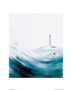 Moomin Poster Moominpappa at Sea 24 x 30 cm Putinki - Picture 1 of 1
