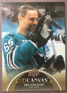 2021-22 Upper Deck Canvas #C68 Erick Karlsson San Jose Sharks - Picture 1 of 1
