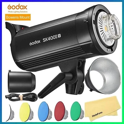 Godox SK400II-V SK400IIV 400Ws Professional Studio Strobe Flash Light + Filter - Image 1 of 4