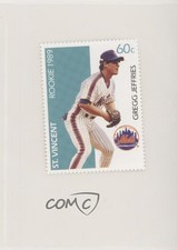 1989 St Vincent Rookies Stamps Gregg Jefferies