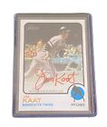 Jim Kaat 2022 Topps Heritage REAL ONE Red INK Auto /73 SP Minnesota Twins