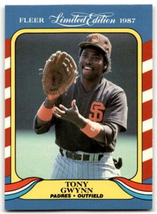 1987 Fleer Limited Edition #19 Tony Gwynn EX/NM Padres