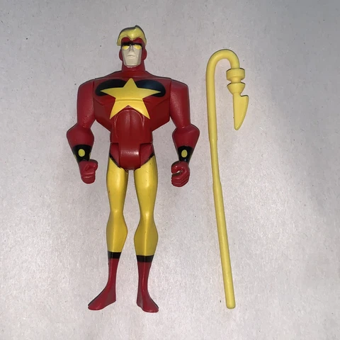 DC Superheroes Justice League Unlimited STARMAN w/ Staff Loose Figure Mattel JLU Cover