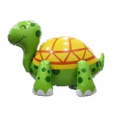 Tortuga Globo Zoológico Animal Fiesta de Cumpleaños Decoración De Pie Auto Sello Grande Foto 1 de 4
