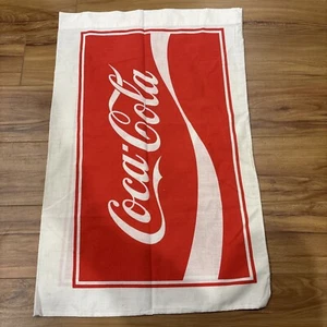 Vintage COKE - Coca Cola Pillow Case Standard Size 2 Sided - Picture 1 of 2