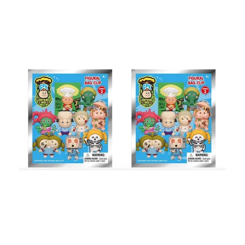GPK Garbage Pail Kids Series 2 Figural 3D Bag Clip - Lot of 2 Sealed Blind Bags Cover