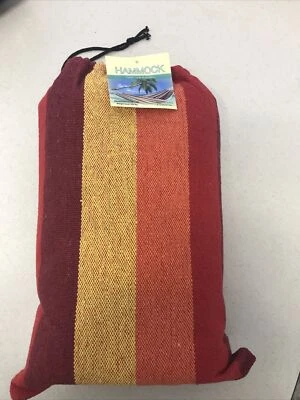 "Nueva hamaca interior exterior tela a rayas 78""x 40"" arco iris"  Foto 1 de 3