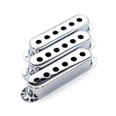 Juego de 10 Tamaños Guitarra Eléctrica 3 PIEZAS Latón Bobina Única Pastilla Fundas (5 Colores) Foto 1 de 3