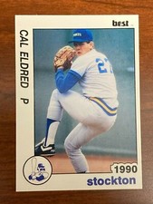 1990 CAL ELDRED STOCKTON PORTS BEST CARD #1