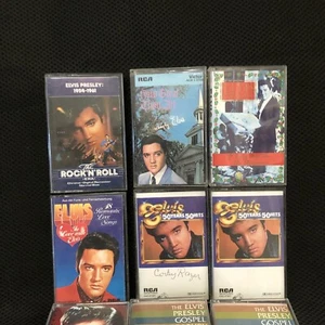 Elvis Presley Cassette Lot of 12 vintage Cassette Tapes - Picture 1 of 7