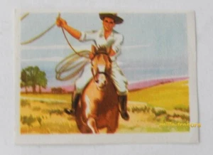 Image CHROMO Chocolat MARTOUGIN N°P2 Cowboy pour Album Chasseurs de Fauves - Imagen 1 de 2