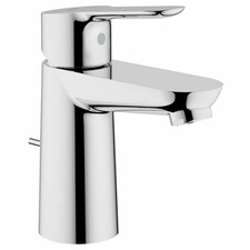 Grohe BauEdge Waschtischarmatur 23328000 chrom, mit Ablaufgarnitur