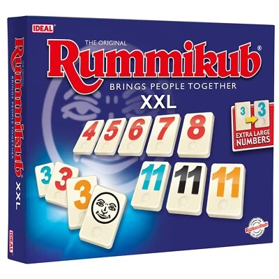 Rummikub XXL Large Print Numbers by Ideal - NEW - Easy-To-Read Classic Game - Image 1 of 3
