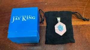 JAY KING MINE FINDS 925 SILVER AND STONE PENDANT - Picture 1 of 5
