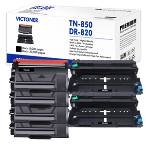 TN850 TN820 Toner Compatible With Brother TN820 MFC-L5900DW HL-L6200DW Lot - Picture 1 of 12