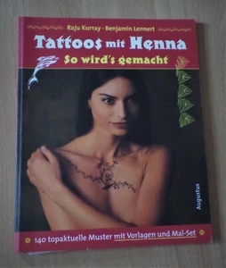 Buch, Tattoos mit Henna, mit Vorlagen, Raju Kurray/ Benjamin Lennert, - Bild 1 von 6