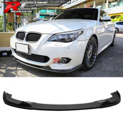 Fit 04-10 BMW E60 5 Series H Style Front Bumper Lip Spoiler Unpainted 1PC PU - Image 1 of 4