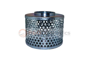 Cesta coladora | estándar | orificio redondo | 3" | chapada en zinc - Imagen 1 de 2