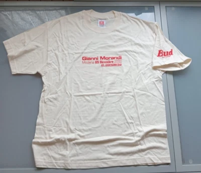 MAGLIETTA T-SHIRT CONCERTO GIANNI MORANDI MODENA TAGLIA XL -LEGGI Foto 1 de 2