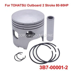 Piston Kit Std For Tohatsu/Nissan Outboard 2T 80HP 90H 80A-90A 3B7-00001-2 - Picture 1 of 1