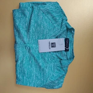 Men's Casual Polo TShirt Short Sleeve Outdoor Plain Tee Quick Dry Tops L - Picture 1 of 3