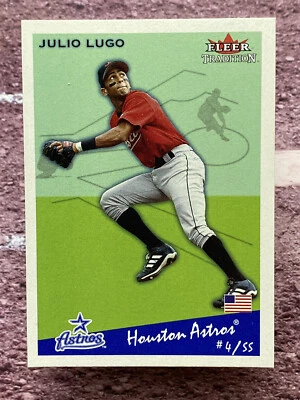2002 Fleer Tradition Julio Lugo #202 休斯顿太空人队 — 第 1/2 张图片